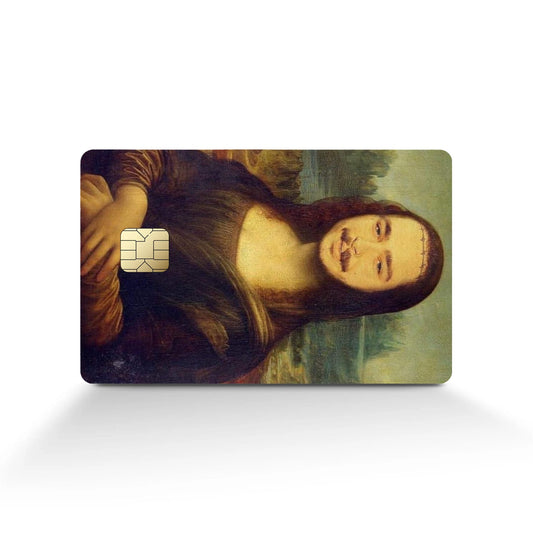 Post Mona Lisa Card Sticker (Pack of 2!)