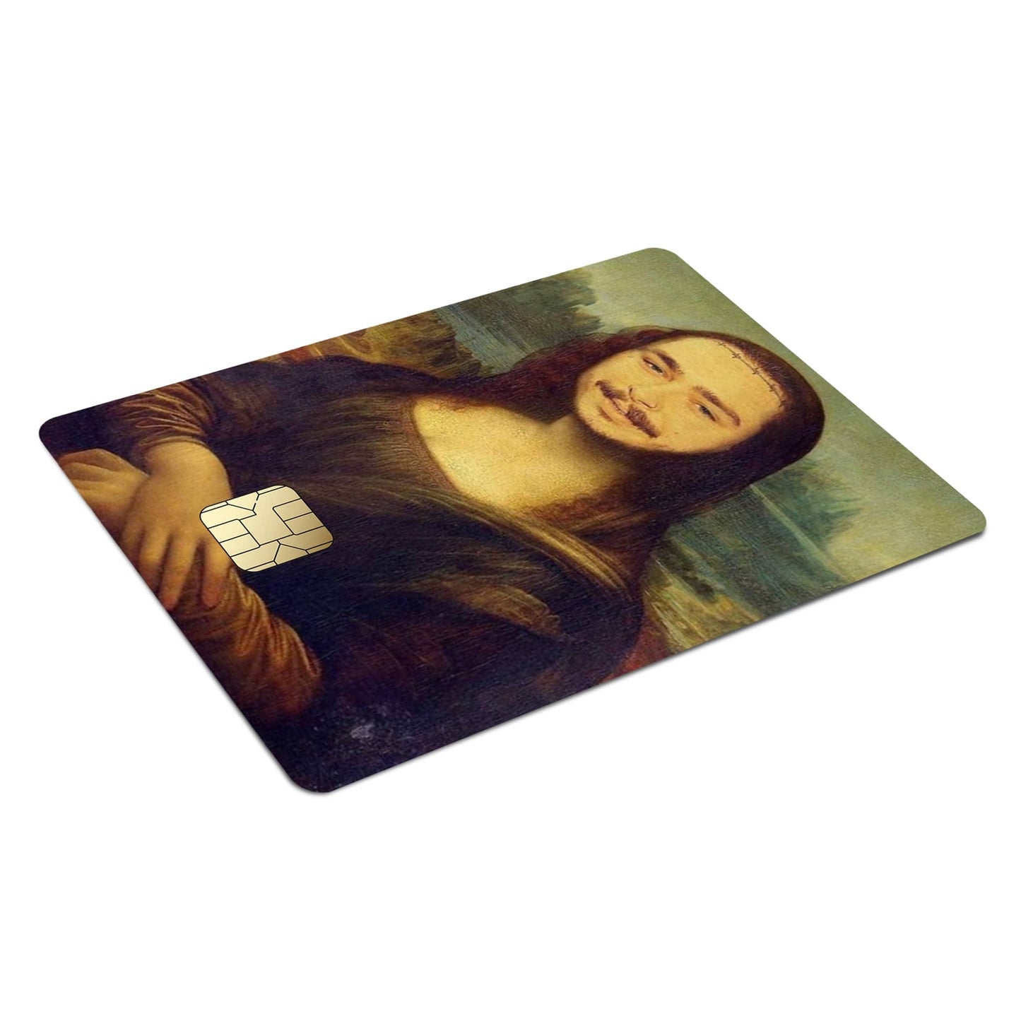 Post Mona Lisa Card Sticker (Pack of 2!)