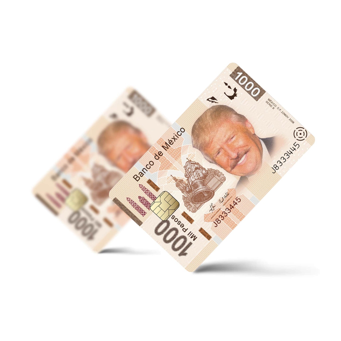 Papi Trump Card Sticker (Pack of 2!)