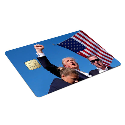 Trump Shooting Card Sticker (Pack of 2!)